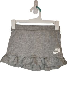 Nike Girls' Gray Ruffle Skort